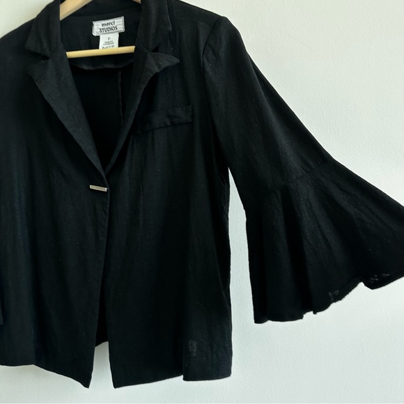 Made In Korea Merci Studios Black Blazer - Picture 4 of 8